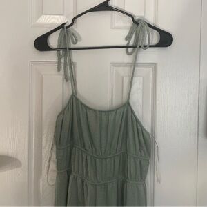 Light Green Spaghetti Strap jumpsuit